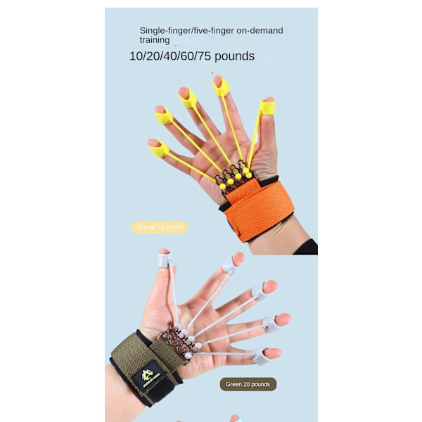 Finger flexion and extension trainer 10 pounds