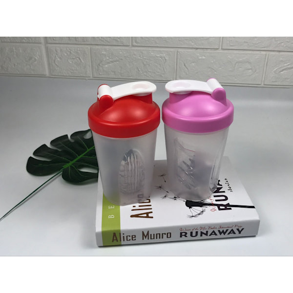 600ml proteinpulver kopp shaker cup sport fitness cup red