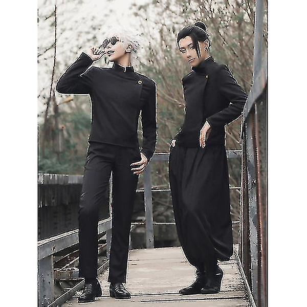 Anime Jujutsu Kaisen Cosplay Kostymer Itadori Yuji Gojo Satoru Kugisaki Nobara Zenin Maki Unicompatible Withm Suit Ge to  Suguru Black S