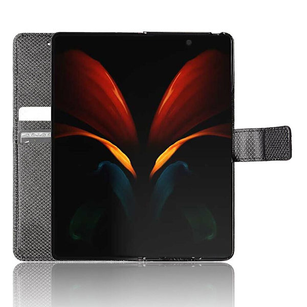 Kompatibel med Samsung Galaxy Z Fold 2 Case , Kickstand Korthållare Cover Magnetisk case För Samsung Galaxy Z Fold 2 A3