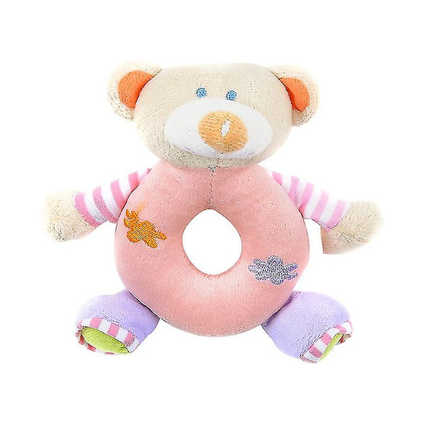 Kid Child Plysch mjuk handled rattle Educational Toy_y blue elephant
