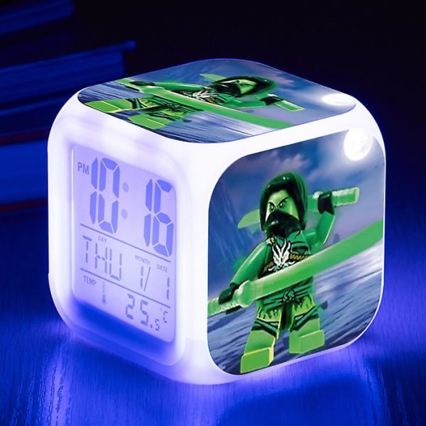 Ninja Children Alarm Clock Led Night Light Style O