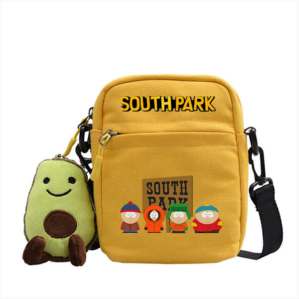 South Park diagonal ryggsäck animation F3 yellow F3