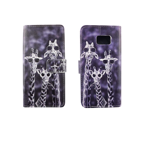 Phone case fodral för mobil Samsung Galaxy S7 3 giraffer null none