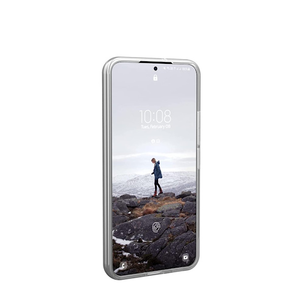 [U] av UAG Designad för Samsung Galaxy S22 Ultra Case Clear Ice Lucent Slim Fit Lätt Snygg Transparent Slagtålig skyddande ice galaxys22[6.1-inch]