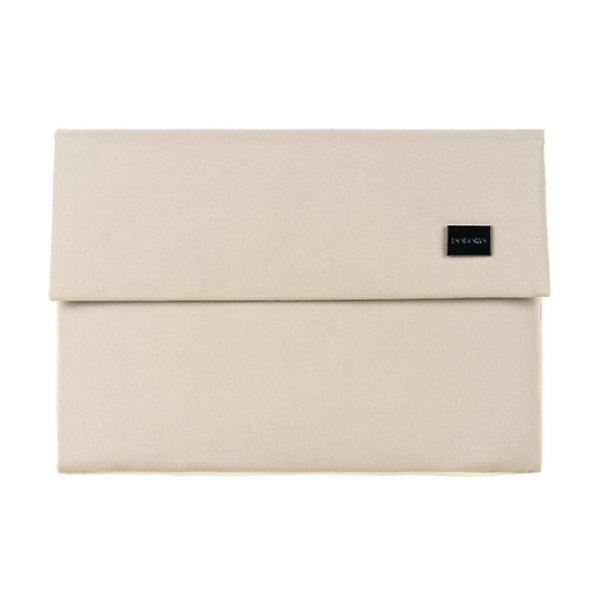 POFOKO E200 Series Polyester Vattentät Laptop Sleeve Bag för 14-15,4 tums bärbara datorer (beige) null none