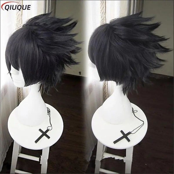Uchiha Sasuke Cosplay Kostym Peruk Anime Kostym Halloween Comic Kläder Outfit Style 1 S