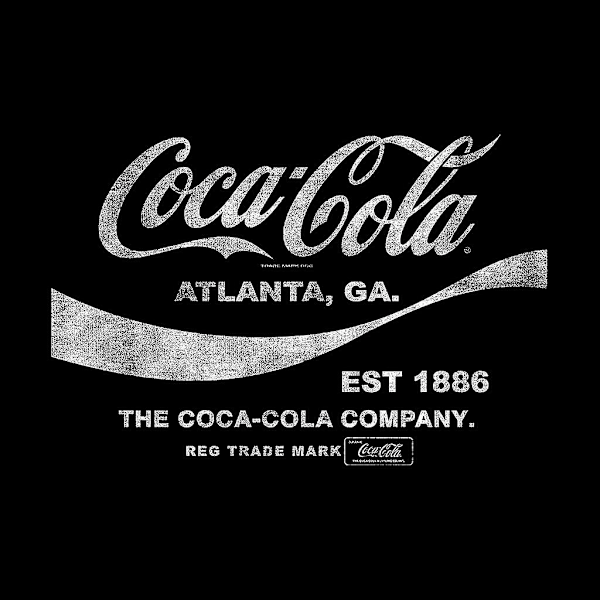 Coca Cola Drink 1886 T-shirt för män Black M