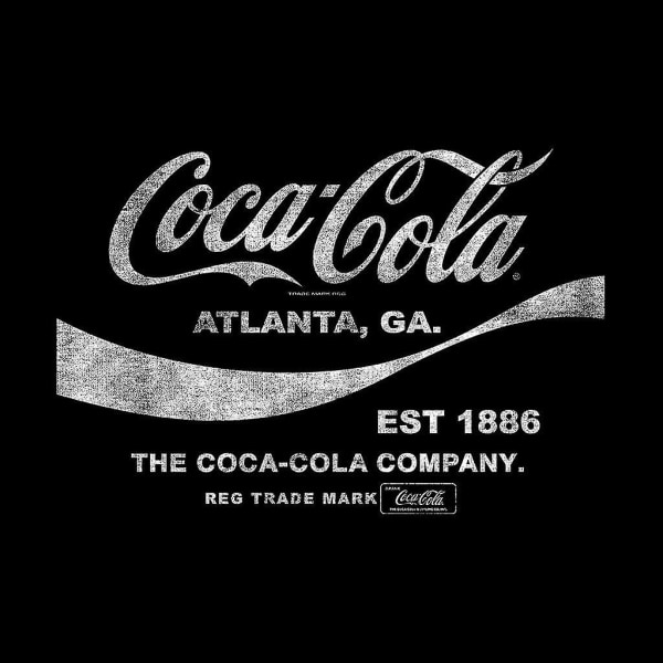 Coca Cola Drink 1886 T-shirt för män Black S