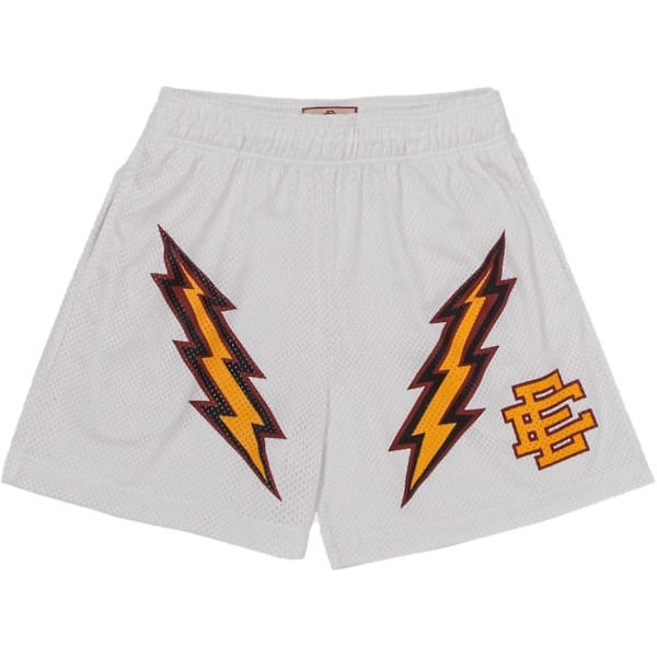 Nya sommar casual shorts herr svart vit tryckt shorts Eric Emanuel utomhus sport träning basketb EESD-B1 none