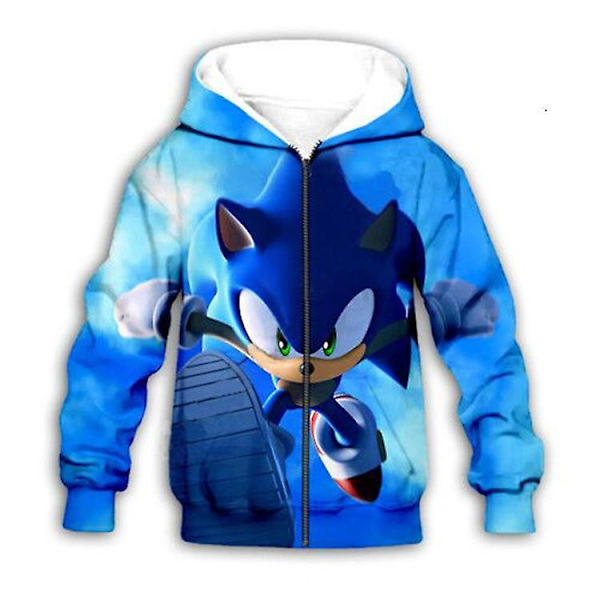 Sonic Game Sweater 3d Anime Cosplay Barntröja-a M