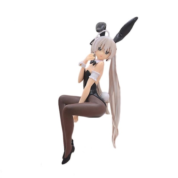 15cm Yosuga No Sora Anime Figur Kasugano Sora Sexig Bunny Girl Pvc Action Figur Värd Dator Chassi Dekor Bilprydnader Leksaker C Black