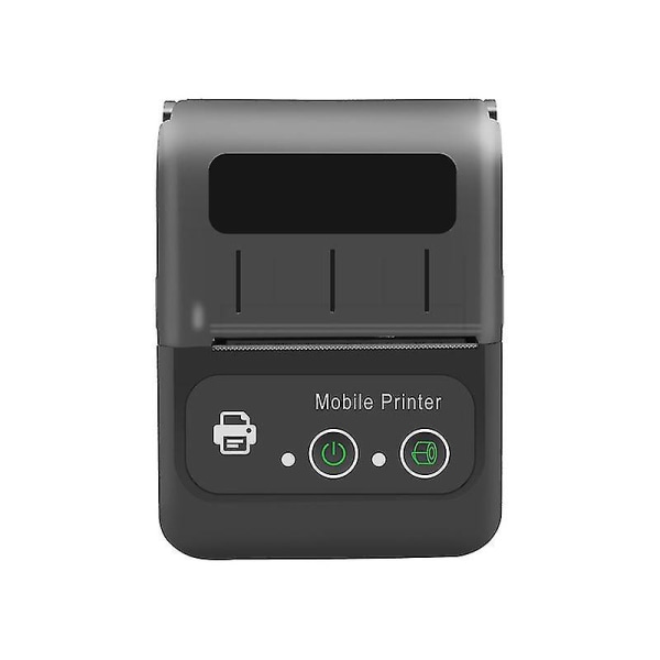 Bluetooth kvittoskrivare, 58mm mini trådlös pos kvittoskrivare 2" mobil thermal Läderbälte skrivare Small Business Restaurant, null none