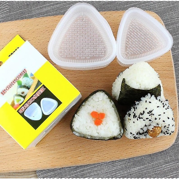 2st/4st/ set Form Gör själv Sushi Form Onigiri Risboll Matpress Triangulär Sushi Maker Sushi Kit Japansk Bento Sushi Tillbehöra D 2pcs Mickey none