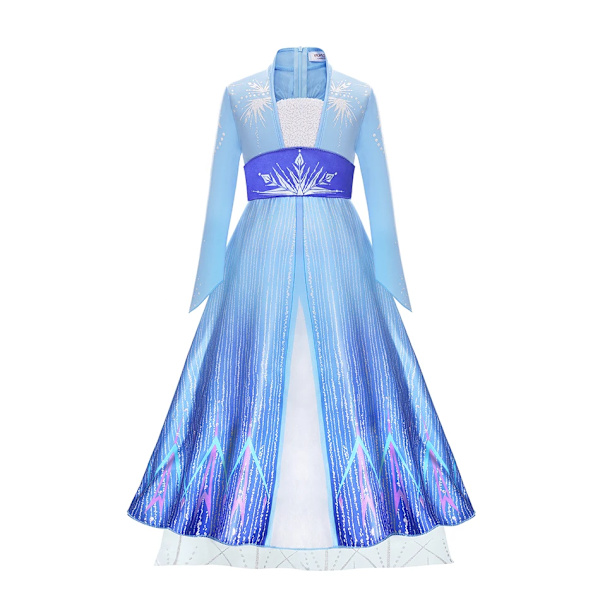 Disney Frozen Kostym Barn Elsa Prinsessa Klänning Anna Rapunzel Cosplay Kostym Baby Flickor Födelsedagsfest Kläder 2-10 År Elsa Dress 9 4 Years