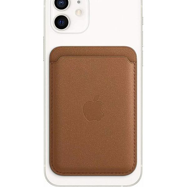 Officiell Apple-läderplånbok med MagSafe för iPhone - Sadelbrun MHLT3ZM/A Saddle Brown