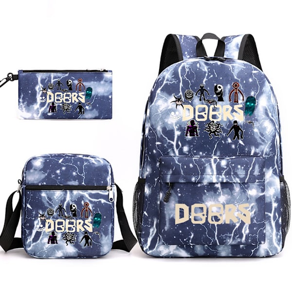 Dörrar roblox tre delar ryggsäck Lightning Blue ~ 1 tre delar set tre delar