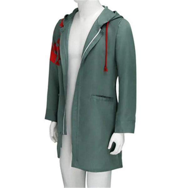 Anime Danganronpa Nagito Komaeda Cosplay Halloween Kostymer för Män Peruk Rollspel Kläder Fest Uniform Jacka T-Shirt Kostym XXL jacket and shirt
