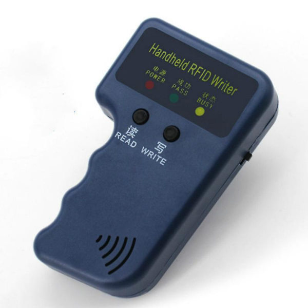 Rfid Duplikatorkortläsare 125khz Em4100 Videoprogrammeringsskrivare T5577 Repeterande torkskrivare 125k Handheld ID-nyckelring Card Reader