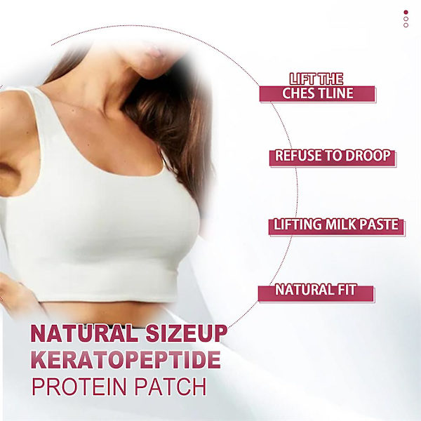 4/8/12 st Natural Sizeup Keratopeptide Protein Patc 8pcs