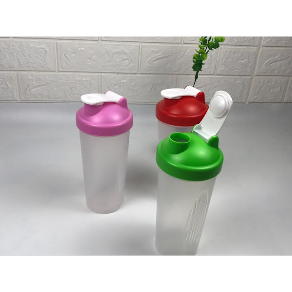 600ml proteinpulver kopp shaker cup sport fitness cup yellow