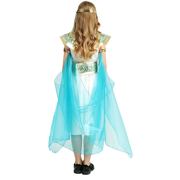 Egyptisk drottning cosplay-dräkt för Purin Festival flickor kostymfest cosplay-dräkt Halloween barnkläder Xl queen of egypt