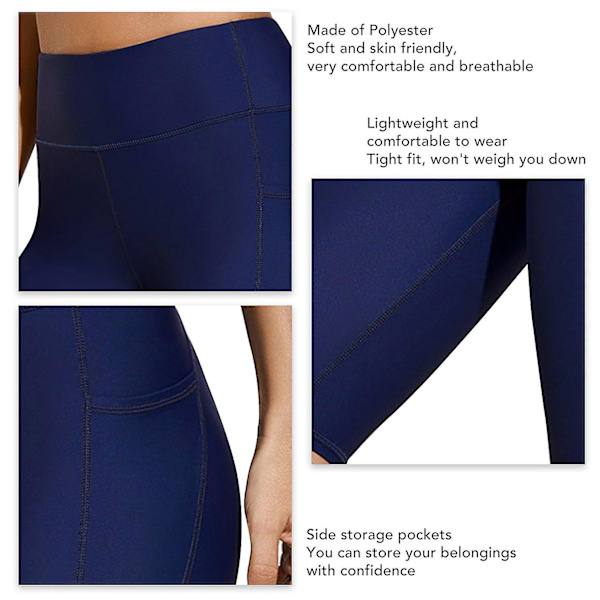 Dykshorts för kvinnor, minskar skav, lätta, mjuka, hudvänliga våtdräktshorts för surfing Dark Blue 3XL