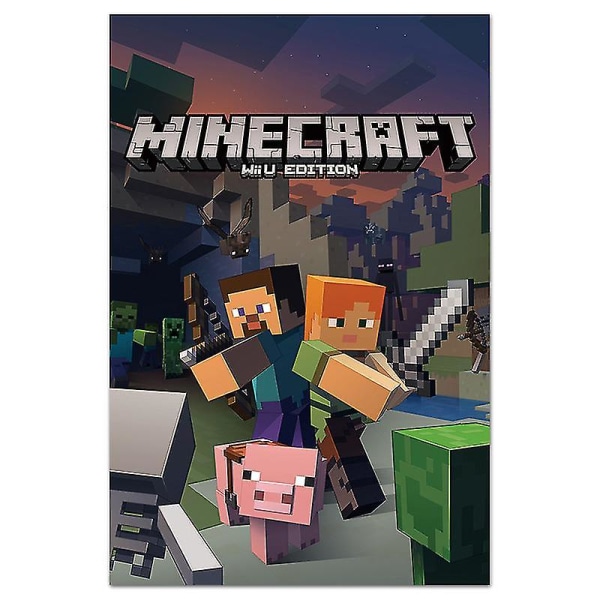 minecraft spel perifer affisch dekoration dekorativ gobeläng 50*75cm 20*30inches