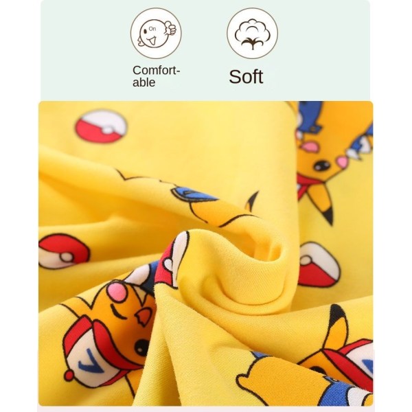 Pyjamas för män och flickor långärmad tecknad hemkläder F14 Ktcat 12 yards