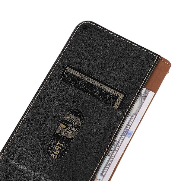 Rfid-blockerande phone case för Asus Zenfone 10 5g/zenfone 9 5g, Cover i äkta koläder Black