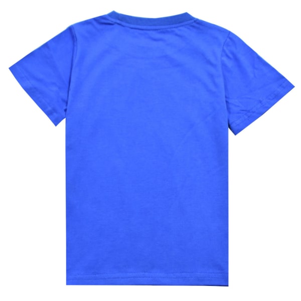 Fortress Night T-Shirt Tryckt Trendig T-Shirt F6 wathet 120cm