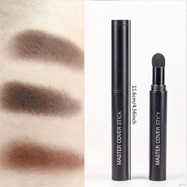 Master Cover Stick direkt Hårskugga Hårlinje Pulver Hårlinjepenna Hairline Concealer Penna black