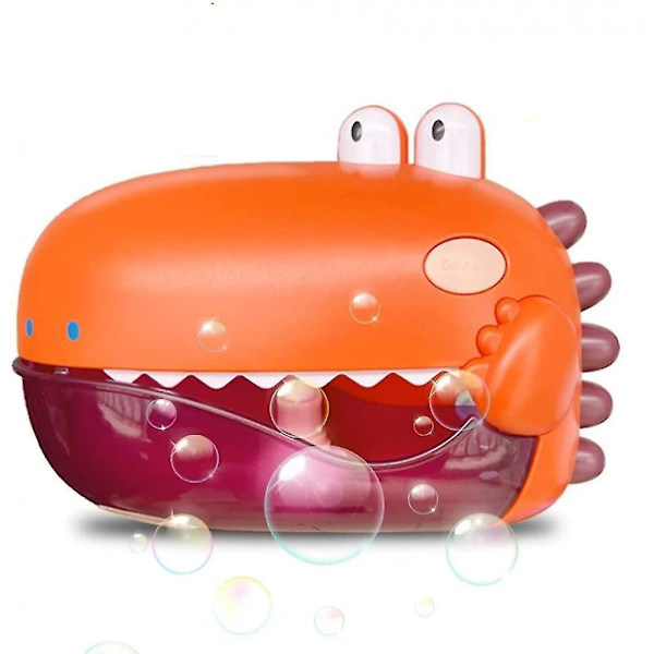 Bubbelbadsmaskin för badkarleksaker Blåser bubblor och spelar sånger Red