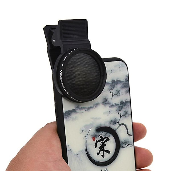 Nd2 till 400 Universal Nd-filter Neutral densitet Mobiltelefon Slr-objektiv Kamera Effektiv justerbar Po As Shown none