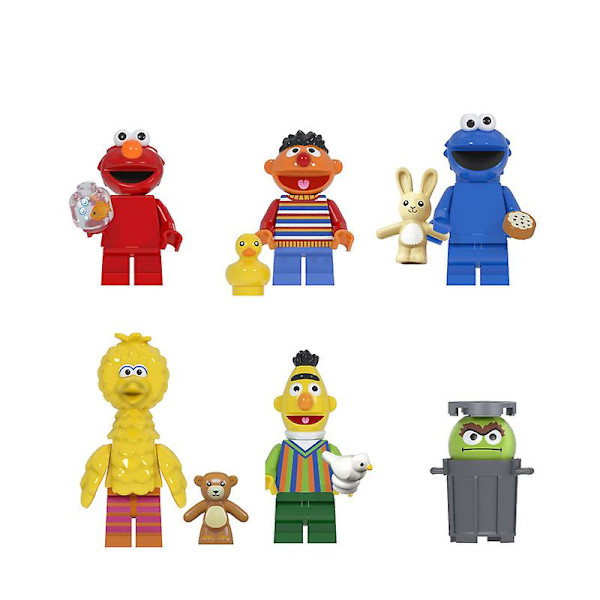Sesame Street Elmony Barnbyggstensleksaker