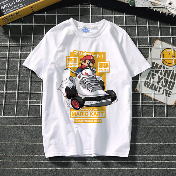 Mario anime perifer T-shirt för män och kvinnor T-shirts 5# 5# S