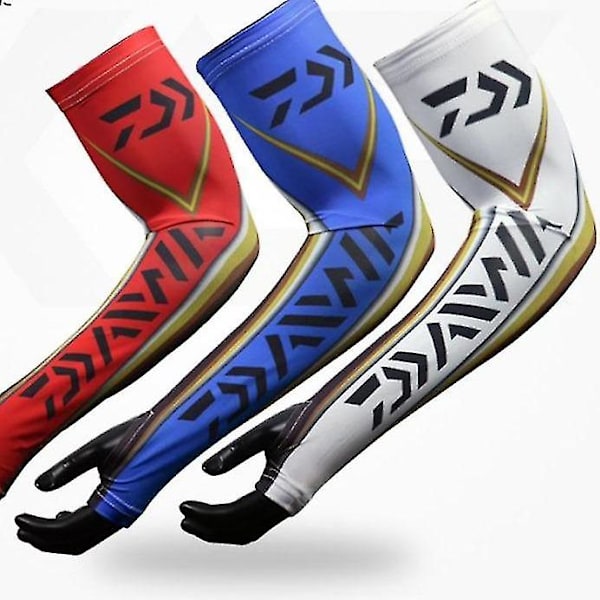 Sommar- Utomhussport Cykling, Isfiske, Arm Sleeve Cover White One Size