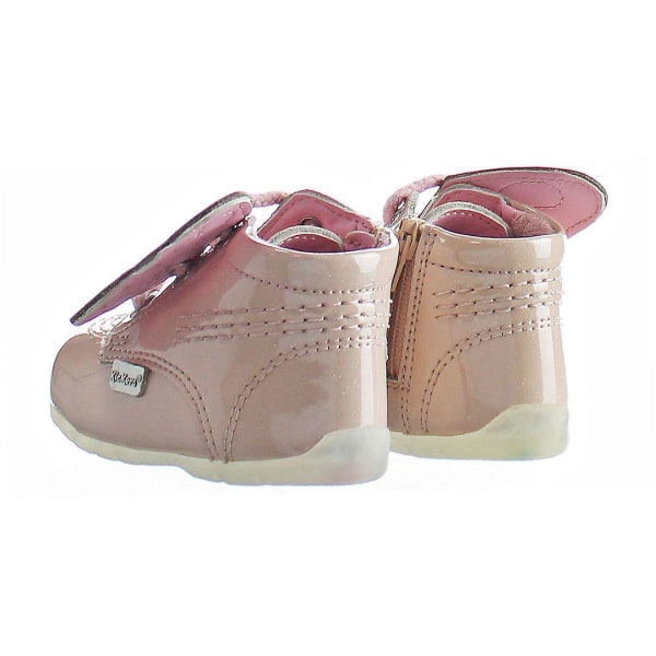 Kickers Kick Faeries Mini Lace-Up Rosa Andra Läder Barnkängor 1 15901 Pink UK 0K EU 16