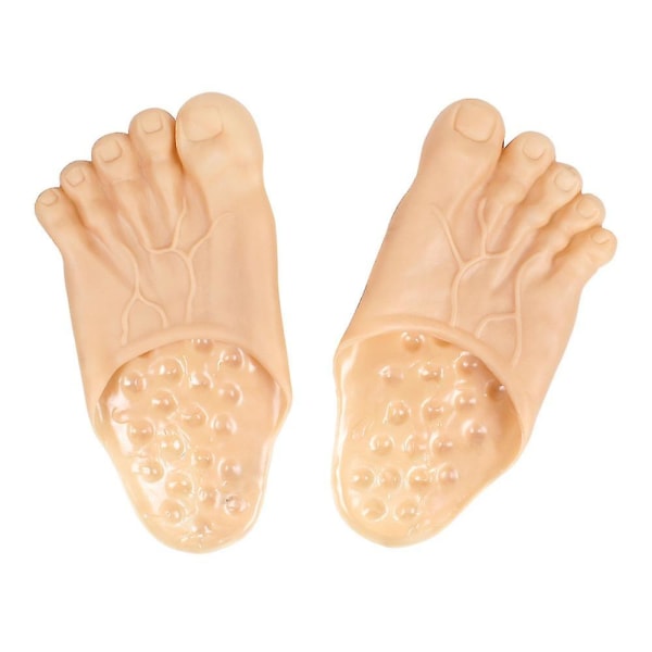 Design Roliga Tofflor Man Fotbeklädnad Familj Hushållsskor Herr Stora Sommar Strandtofflor Pojkar Unisex Tofflor Gröna Bigfoot Roliga Interesting slippers 42