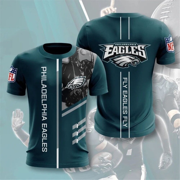 NFL Super Bowl kortärmad sport -philadelphia Eagles 4XL