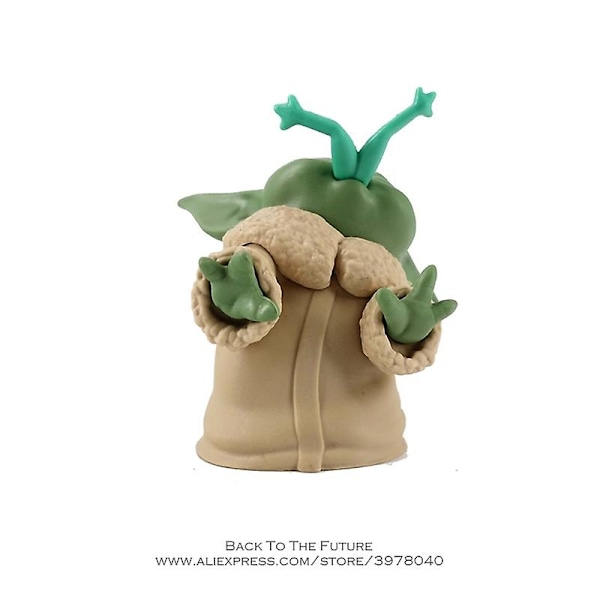 Disney Star Wars Toy Master 5-6cm Baby Yoda Darth Pvc Action Figur Anime Figurer Collection Docka Mini Toy Modell för barn C Red