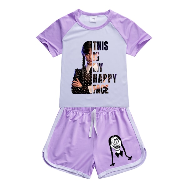 Wednesday Addams Printed Sports Set YD8 YD8 170cm