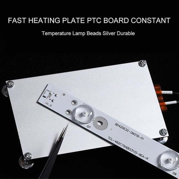 600w Värmelödspån Rektangel Aluminium Avlödning Bga Split Plate null none