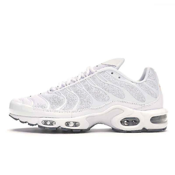 Casual Tn Sneakers för män - Löparskor med luftkudde för utomhussporter - Andningsbara och fashionabla atletiska skor för män white 44