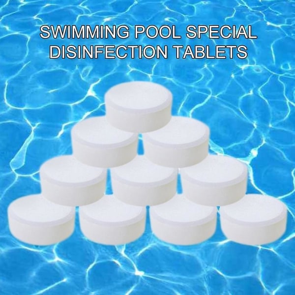 50 st/kartong klordioxidtabletter Burdesinfektionsmedel Ph Adjuster Swimming Pool Clarifier null none