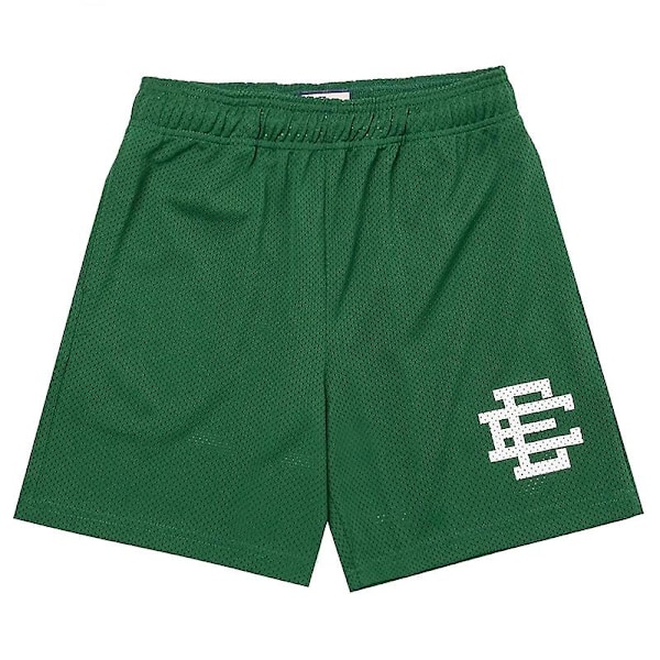Eric Emanuel EE Shorts Herr Dam Basic Sommar Casual Shorts Gym Fitness Träning Mesh Sport Shorts Me Black red none
