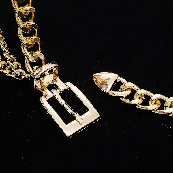 Kedjebälte För Kvinnor Flickor Guld Metall Midjekedja Multilayer Chunky Chain Bälte För Klänning