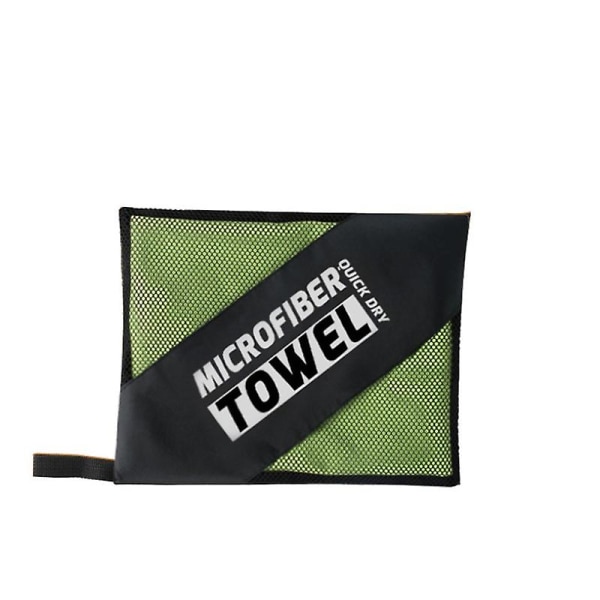 Snabbtorkande mikrofiberhandduk för sport Superabsorberande badhandduk Bärbar gymhandduk för simning Löpning Yoga golfhandduk C 76x152cm Green with bag4