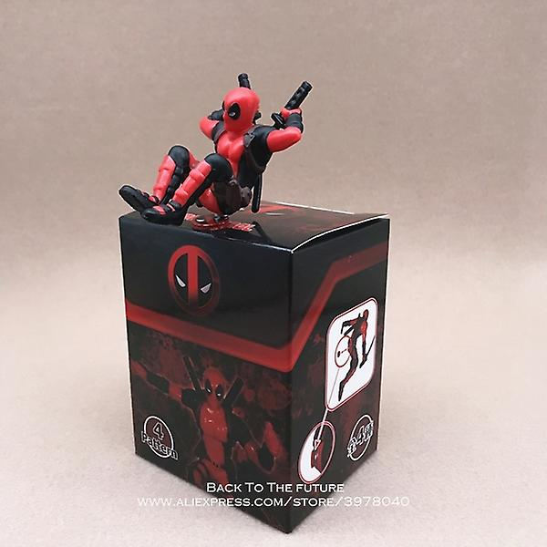 Disney Marvel X-men Deadpool 2 Actionfigur Sittställning Modell Anime Minidocka Dekoration Pvc Collection Figur Leksaker Modell C Deadpool 2-3with box