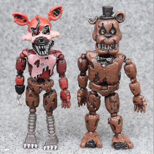 6 st/ set Five Night At Freddy Anime Figure - Fnaf Bear Action Figure Pvc null none